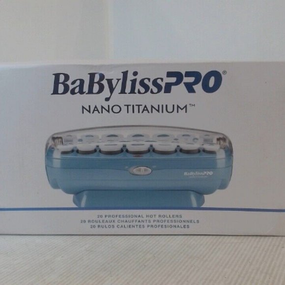 NEW BABYLISSPRO NANO TITANIUM PROFESSIONAL 20 ROLLER HAIRSETTER HOT ROLLERS - Picture 5 of 6